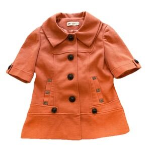 Women's Jacket Salmon Pea Coat Dong Hong Yi Jai 44-China Small-US See Sizer